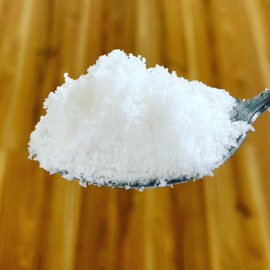 Seawater gathered at sunrise then boiled down to reveal pure Sea Salt. This Salt is used in the Sea Salt and Rimurimu Soap.  Sea Salt yields a high amount of magnesium and will help to dry out broken, weeping skin
